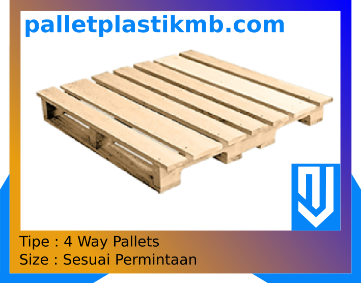 pallet kayu 4 way ukuran custom -1