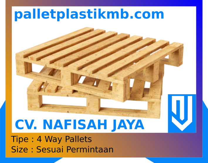 pallet kayu 4 way ukuran custom -4