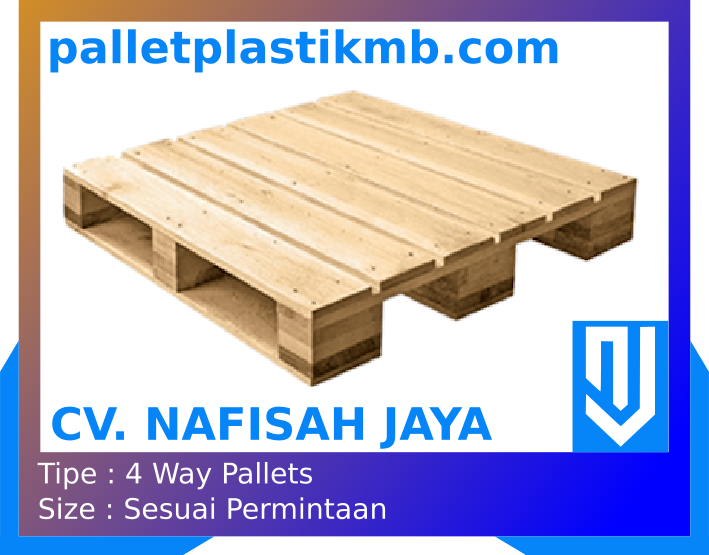 pallet kayu 4 way ukuran custom -6