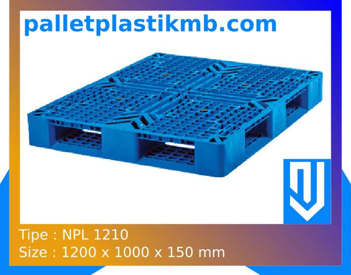 pallet plastik ukuran 1200 x 1000 x 150 cm -1