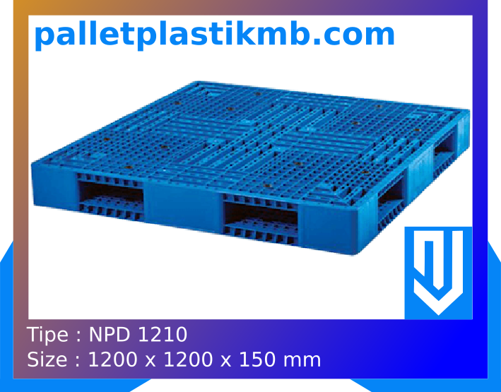 pallet plastik ukuran 1200 x 1200 x 150 cm -3